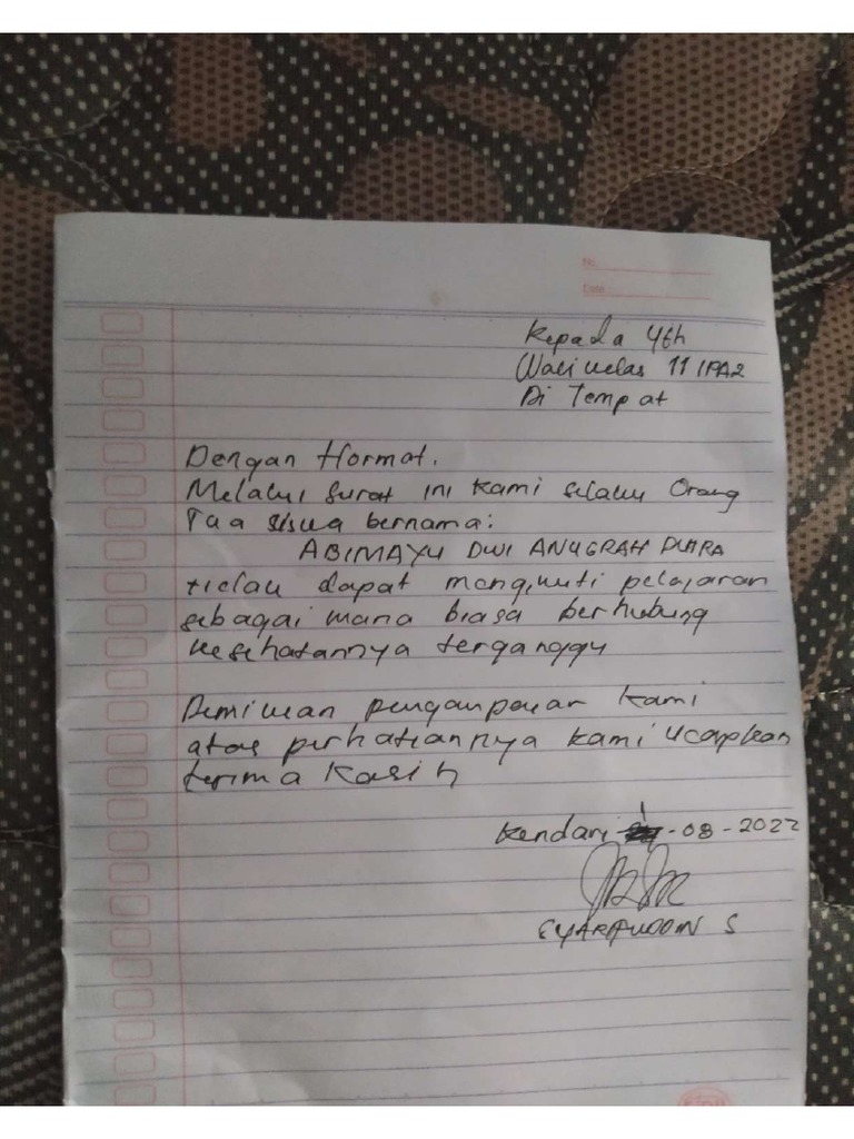 Surat Izin Abimanyu Dwi Anugrah Putra Pdf