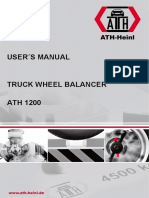 Truck Wheel Balancer ATH 1200 IM-OM-SP 721601 GB 2012-04-01 Print