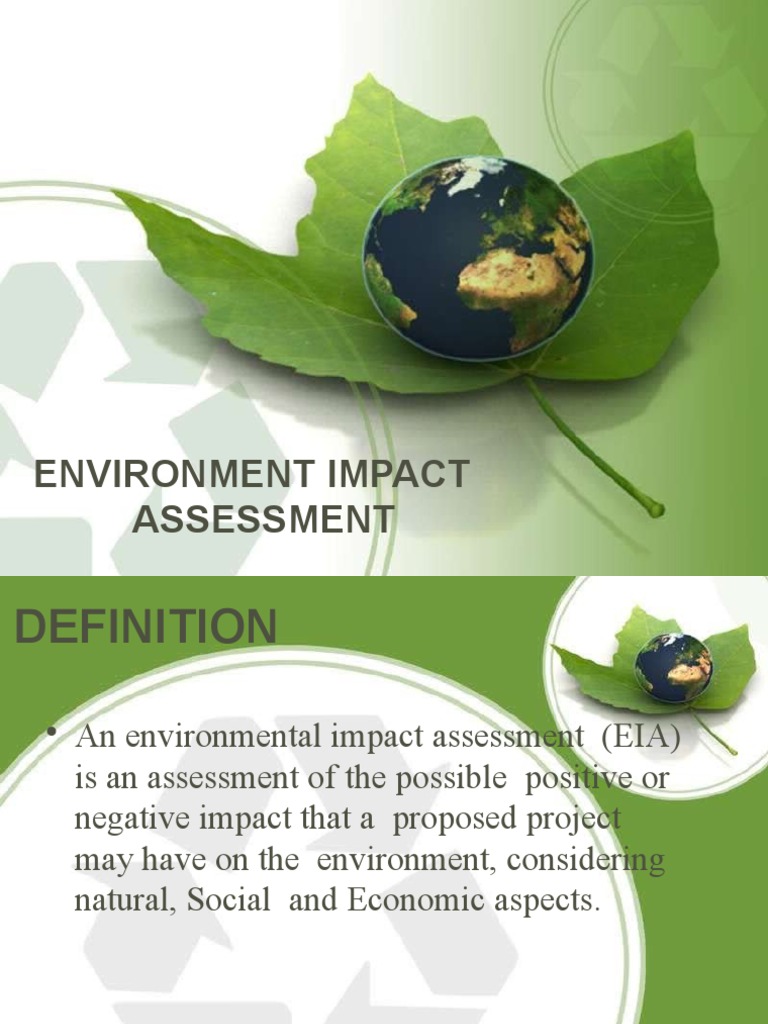 Environmental Impact Assessment Overview | PDF | Environmental Impact ...