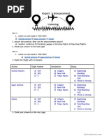 Airport Announcement Listening B2 - C1