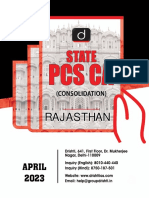 State PCS CA Consolidation (Rajasthan) April 2023