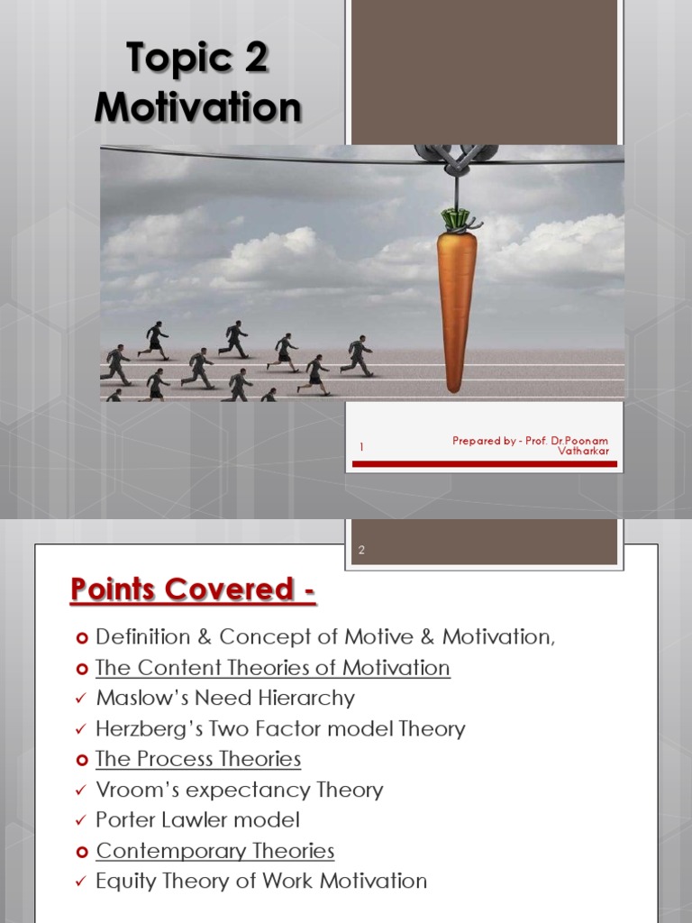Understanding Motivation Theories | PDF | Motivational | Motivation