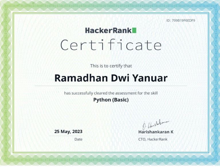 Python - Basic Certificate | PDF