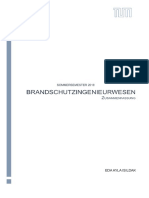 Zusammenfassung Brandingenieurwesen