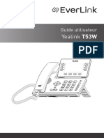 Yealink T53W Guide Utilisateur