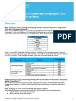 Cambridge Progression Tests and Checkpoint Performance Band FAQs March 2023 - tcm142-674899