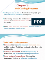 ME - 32021 Chapter (3) Hard Mold Casting Processes