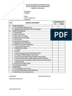 Daftar Kelengkapan Dokumen Seleksi