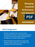 Balanced Scorecard - Work Assignment