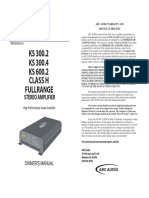 KS300-600 Amp Manual