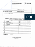 Cotação de Materias