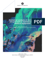 Statistical Analysis of Corrective and Preventive Maintenance in Medical Equipment