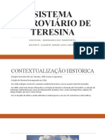 Sistema Ferroviário de Teresina - Apresentação