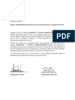 Carta de Ausentismo Laboral Septiembre Montreal