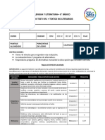 8b U3 Mini Test 1 Textos No Literarios