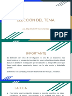 Elección Del Tema P