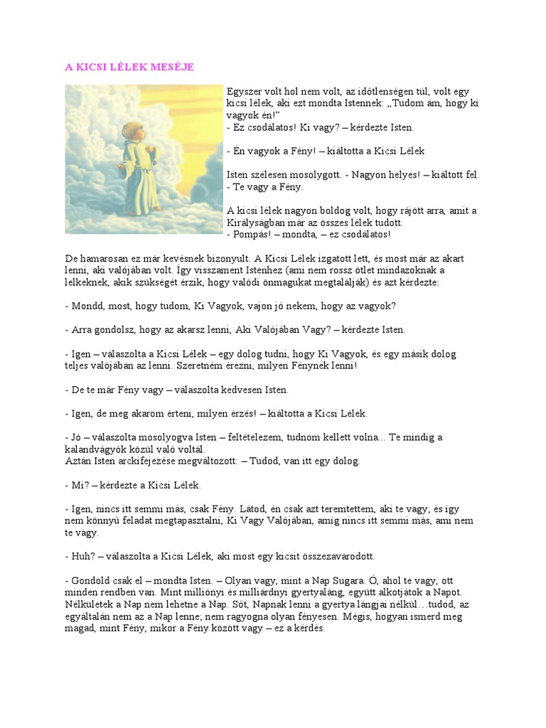 A Kicsi Lélek Meséje | PDF
