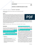 The Efects of Tree Characteristics On Rainfall Interception in Urban