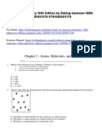 General Chemistry 10th Edition by Ebbing Gammon ISBN Test Bank