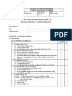 Daftar Tilik Evaluasi Program Promosi Kesehatan