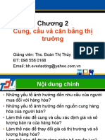 Chương 2: Cung, cầu và cân bằng thị trường