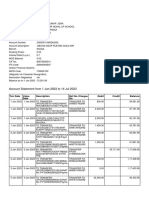 Account Statement From 1 Jan 2023 To 14 Jul 2023: TXN Date Value Date Description Ref No./Cheque No. Debit Credit Balance