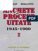 Wexler Popov Anchete Procese Uitate 1945 1960 Documente Vol II