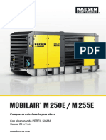 Mobilair M 250E / M 255E: Compresor Estacionario para Obras