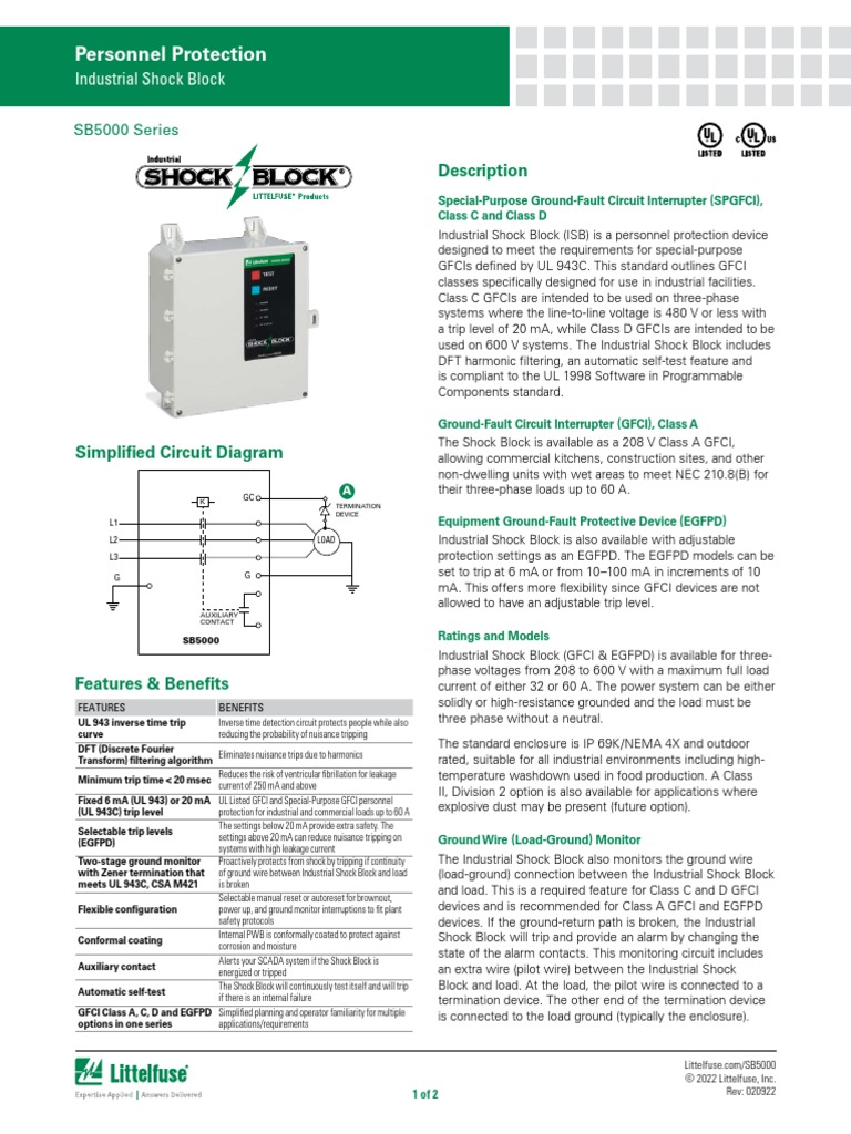 Industrial Shock Block Guide | PDF
