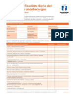 CMO-0400AO-S Electric Forklift Operator's Daily Checklist (A) - tcm148-26416