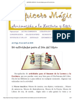 Actividades - Web Lapicero Magico