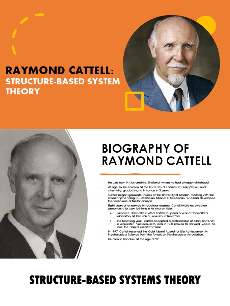 Are James Cattell And Raymond Cattell Related?