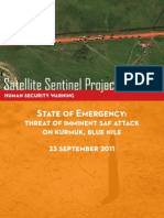 Satellite Sentinel Project Report 092311 Human Security Warning