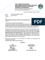 Surat Undangan TFT Untuk FSLDK Dan LDK Se-Sumatera Barat