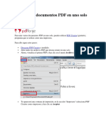 Unir Varios Documentos PDF en Uno Solo