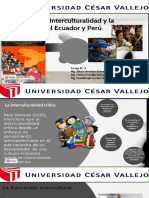 Exposición - Informe de Trabajo Colaborativo - Análisis Crítico Sobre Desafíos de La Interculturalidad y La Educación en El Perú y Ecuador 26 de Junio Del 2022