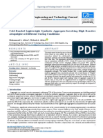 Cold-Bonded Lightweight Synthetic Aggregate Involving High Reactive Attapulgite at Different Curing Conditions