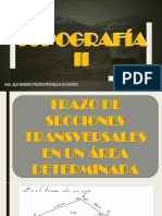 TOPOGRAFÍA II - 05 TRAZO DE SECCIONES TRANSVERSALES