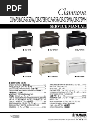 SManual CL001943 CLP675 | PDF | Usb Flash Drive | Piano