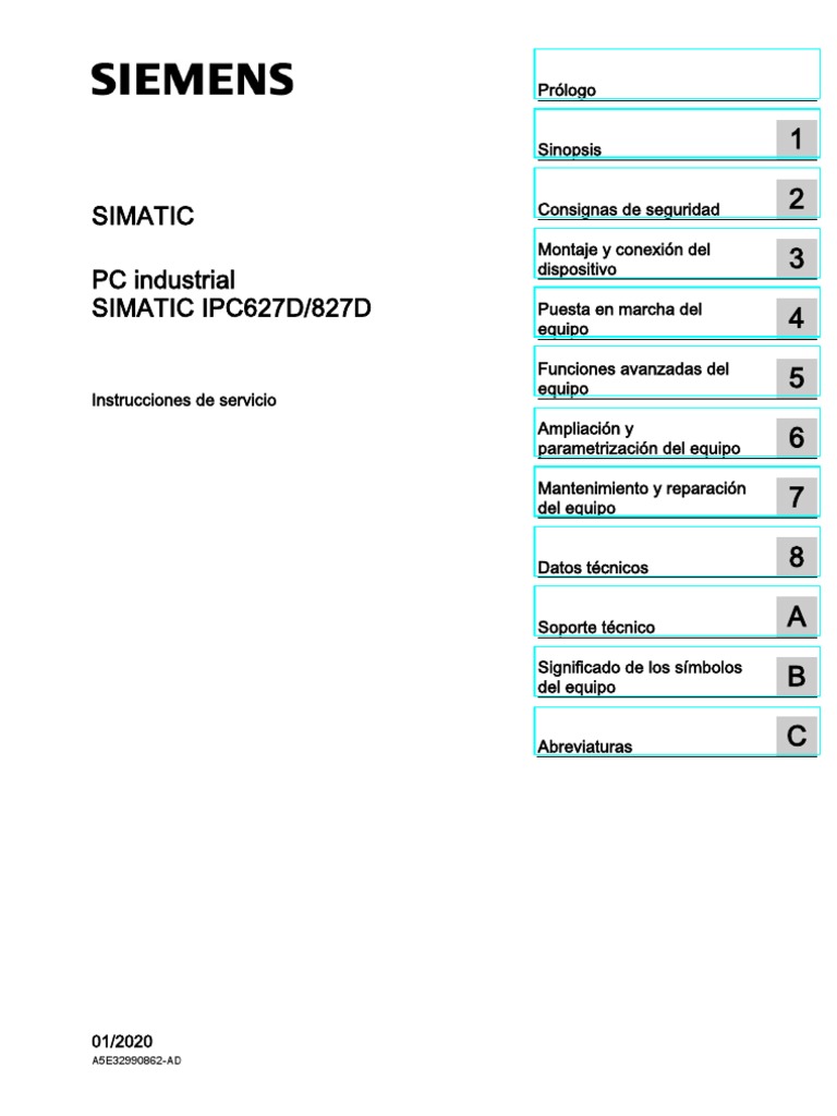 SIMATIC PC Industrial SIMATIC IPC627D/827D | PDF | Disco duro | Bios