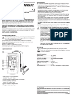 Instrukcja Obslugi 123472 Tester Przekaznikow Voltcraft RT 100