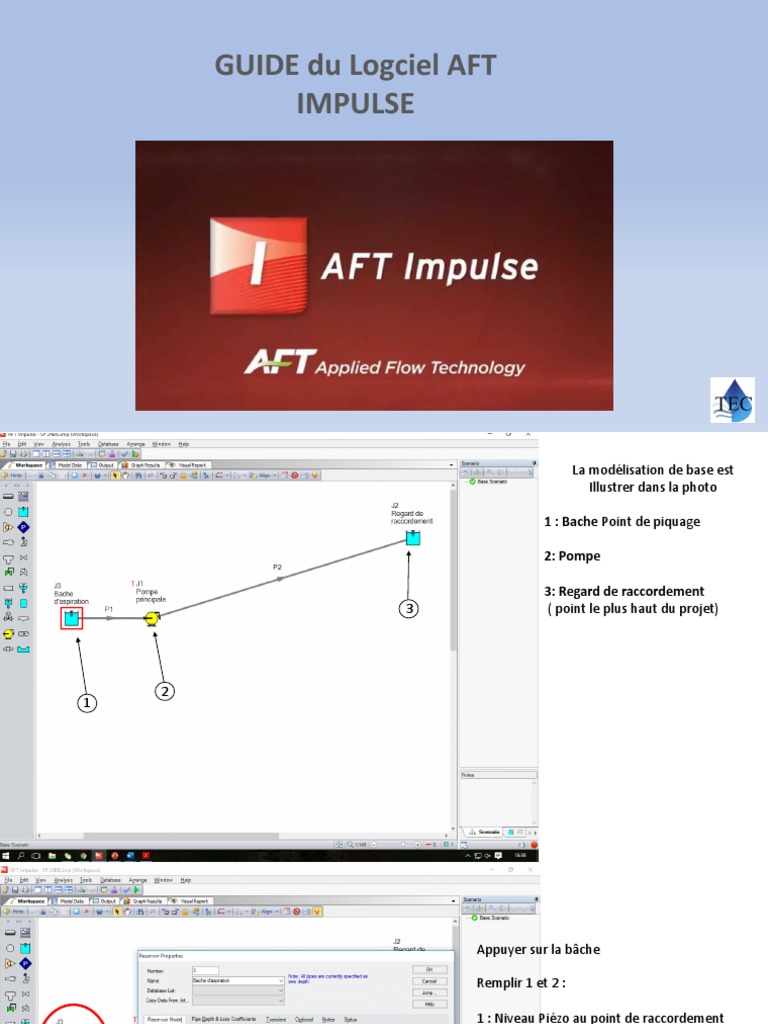 Guide d'utilisation du logiciel AFT Impulse | PDF | Pompe | Mécanique ...