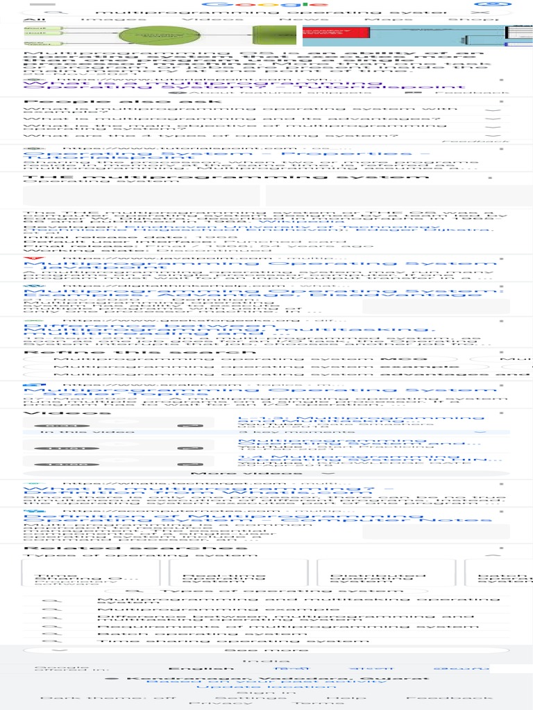 Multiprogramming Operating System - Google Search | PDF | Operating ...