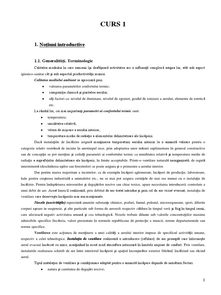 Curs 1 | PDF