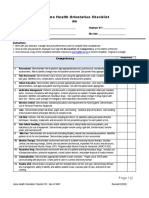 Skills Assessment - Nursing-Homecare