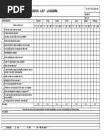Check List de Lixadeira