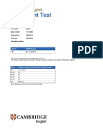 CEPTCandidate Test Report