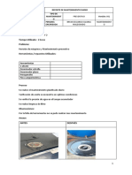 Reporte de Matenimiento Diario