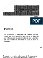 Calculo de Los Precios de Costo y Venta