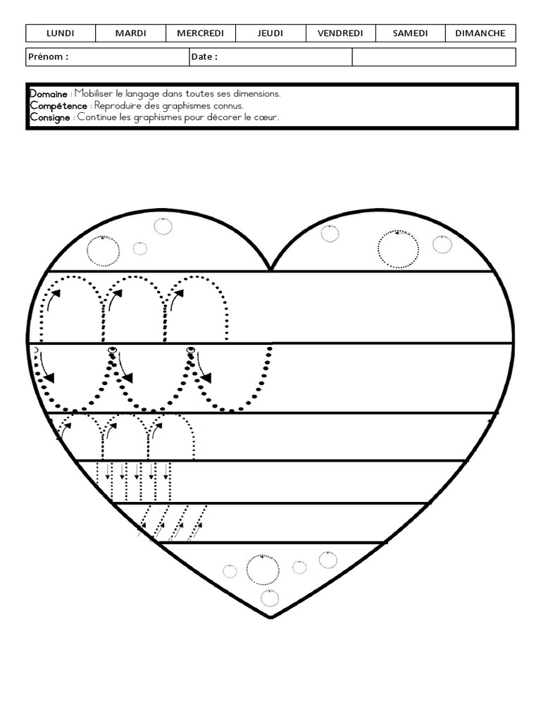 Fiche Graphisme Coeur | PDF